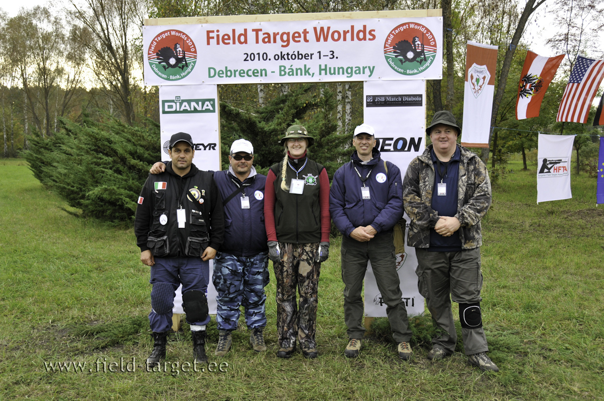 Worlds 2010 fotograaf Ave koos Itaalia meeskonnaga